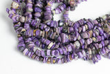 Natural Charorite Chips Beads - Around 12mm in dimensions -15" strands - Wholesale pricing High Quality Gemstone Beads