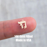 Chai Hebrew Connector 14K Gold Filled Connector Charm Life Permanent Jewelry 14K Gold Filled Sterling Silver Connectors Bracelet Necklace
