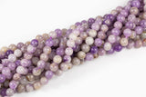 Natural Pink Amethyst Beads Smooth Round 4mm, 6mm, 8mm, 10mm, 12mm. Smooth Gemstone Beads A Quality