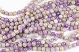 Natural Pink Amethyst Beads Faceted Round 4mm, 6mm, 8mm, 10mm, 12mm- Full 15.5 Inch strand AAA Quality