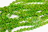 Green Turquoise Peace Sign Beads 15mm Peace Signs Turquoise 15.5" Strand