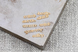 Permanent Jewelry Connector Bestie Mama Sister Grammy Wifey Auntie Mini Mimi 14K Gold Filled 925 Sterling Silver Connectors Made in USA