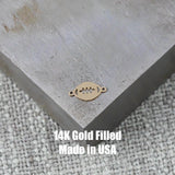 Football Connector Permanent Jewelry Connectors 14K Gold Filled or 925 Sterling Silver Gold Filled Connectors Bracelet Necklace Supply