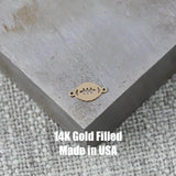 Football Connector Permanent Jewelry Connectors 14K Gold Filled or 925 Sterling Silver Gold Filled Connectors Bracelet Necklace Supply
