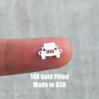 Jeep Connector 14K Gold Filled Connector Truck Permanent Jewelry 14K Gold Filled 925 Sterling Silver Connectors Bracelet Necklace PJ Supply