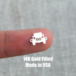 Jeep Connector 14K Gold Filled Connector Truck Permanent Jewelry 14K Gold Filled 925 Sterling Silver Connectors Bracelet Necklace PJ Supply