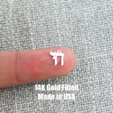 Chai Hebrew Connector 14K Gold Filled Connector Charm Life Permanent Jewelry 14K Gold Filled Sterling Silver Connectors Bracelet Necklace