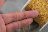 2mm Gold-filled Chain by the foot - Wholesale - Round Cable Chain Permanent Jewelry Chain