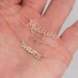 Real GOLD FILLED Personalized Name Necklace • Gold Filled Name Necklace • Perfect Gift for Her • Personalized Gift • Will Not Tarnish