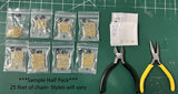 Permanent Jewelry Business Starter Pack 3- Permanent Jewelry Kit- All supplies required to start Permanent Jewelry Business- No guess work