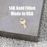 Wine Glass Connector - 14Kt Gold Filled Sterling Silver - Connectors - Permanent Jewelry Supply