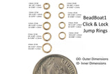Permanent Jewelry Jump ring Starter Pack- 14kt Gold Filled Jump rings for Welding - 22 & 24 gauge GF 24ga ga
