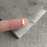 Semicolon Connector - 14Kt Gold Filled Sterling Silver Project Semi Colon Suicide Prevention Mental Health Awareness for Permanent Jewelry