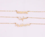 Real GOLD FILLED Personalized Name Necklace • Gold Filled Name Necklace • Perfect Gift for Her • Personalized Gift • Will Not Tarnish
