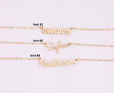 Real GOLD FILLED Personalized Name Necklace • Gold Filled Name Necklace • Perfect Gift for Her • Personalized Gift • Will Not Tarnish