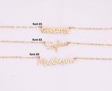 Real GOLD FILLED Personalized Name Necklace • Gold Filled Name Necklace • Perfect Gift for Her • Personalized Gift • Will Not Tarnish