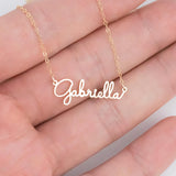 Real GOLD FILLED Personalized Name Necklace • Gold Filled Name Necklace • Perfect Gift for Her • Personalized Gift • Will Not Tarnish