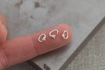 Sterling Silver 4.6 x 1.8mm Link Lock Jump Ring, sold per piece