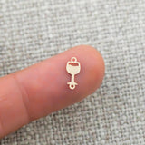 Wine Glass Connector - 14Kt Gold Filled Sterling Silver - Connectors - Permanent Jewelry Supply