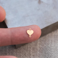 Heart Connector Permanent Jewelry Connectors 14K Gold Filled or 925 Sterling Silver Gold Filled Connectors Bracelet Necklace Supply
