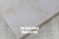 Lightning Connector - Tiny 14Kt Gold Filled or Sterling Silver Connectors- for Bracelet or Necklace - Permanent Jewelry Supply