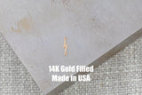Lightning Connector - Tiny 14Kt Gold Filled or Sterling Silver Connectors- for Bracelet or Necklace - Permanent Jewelry Supply