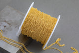 Gold Filled Chain 1.6mm Heavy , Wholesale, USA Made, Chain by foot Permanent Jewelry Chain