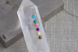 Colorful Opal 14kt Gold Filled & Sterling Silver Synthetic Opal CONNECTORS 3mm or 4mm - Bulk Permanent Jewelry Supply - Limited Edition
