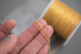 Gold Filled Cable Flat Paperclip Oval Dainty Chain 1.8mm , Wholesale, USA Made, Chain by foot Permanent Jewelry Chain