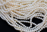 Natural Freshwater Pearl Round Pearls 4-5mm
