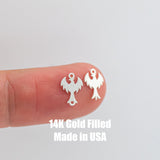Phoenix Permanent Jewelry Connector- Intricate Detail - 14kt gold filled or Sterling Silver - Made in the USA