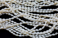 4x7mm Potato Nugget Pearl Freshwater Pearl-Full Strand 15.5 inch Strand