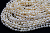 4x5mm Potato Nugget Pearl Freshwater Pearl-Full Strand 15.5 inch Strand