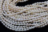 4x5mm Potato Nugget Pearl Freshwater Pearl-Full Strand 15.5 inch Strand