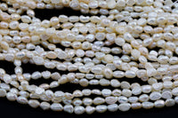 4x5mm Potato Nugget Pearl Freshwater Pearl-Full Strand 15.5 inch Strand
