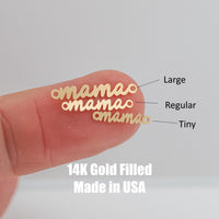 Mama Connector 14K Gold Filled or Sterling Silver Mama Connectors - Mama Link for Bracelet or Necklace - Permanent Jewelry Supply