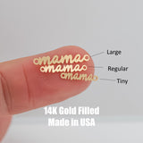 Mama Connector 14K Gold Filled or Sterling Silver Mama Connectors - Mama Link for Bracelet or Necklace - Permanent Jewelry Supply- Wholesale