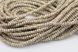 5mm Natural Bodhi Seed Roundel Full Strand- 26 Inch long Gemstone Beads