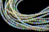 Natural Ethiopian Opal Round 4mm - Full 15.5 Inch Strand-Full Strand 15.5 inch Strand