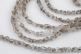 Super Clear Natural Herkimer Diamond Quartz Beads 6mm Double Pointed Quartz 14" Strand Top Drilled-