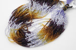 2mm Crystal Round 1 or 2 or 5 or 10 STRANDS- 14.5 inch strand- Brown Umbre