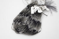 2mm Crystal Round 1 or 2 or 5 or 10 STRANDS- 14.5 inch strand- Smoke Umbre