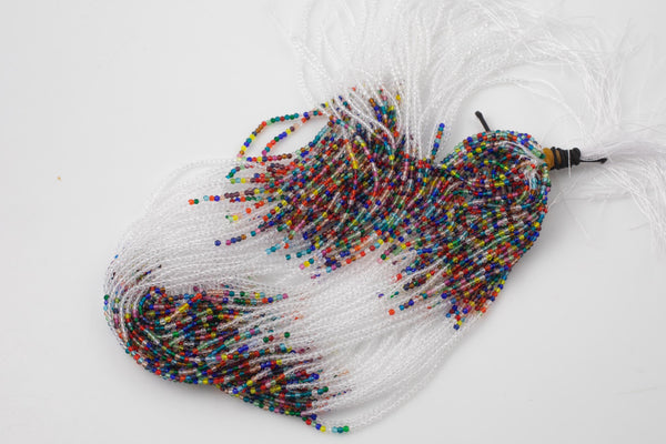 2mm Crystal Round 1 or 2 or 5 or 10 STRANDS- 15 inch strand- Clearance- Random Color