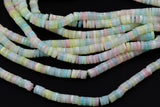 AAA Multi Color Mother of Pearl 4mm 6mm 8mm Heishi Beads 15.5" Strand Shell Beads