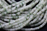Natural Jadeite - High Quality in Saucer Roundel, 6mm Smooth Gemstone Beads Thin Roundel