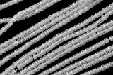 Cubic Zirconia Faceted Cube Beads Size- 15.5" Strand