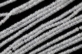 Cubic Zirconia Faceted Cube Beads Size- 15.5" Strand