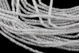 Cubic Zirconia Faceted Cube Beads Size- 15.5" Strand