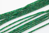 Natural Euchlorite Faceted Cube Beads Size 3mm 15.5" Strand