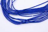 Blue Jasper Heishi Discs Beads 1.5x2mm15.5" Strand- Extra Fine